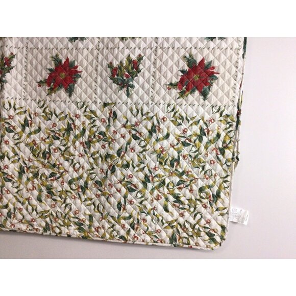 Christmas Tree Comforter Set Full Queen Holiday Quilt Pillow Shams - Picture 9 of 10